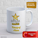 Kişiye Özel Beyaz Kupa Bardak - 00137-01