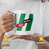 Taraftarlara Özel Tasarlanabilir Beyaz Kupa Bardak - HMK-00010