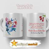 Anneler Gününe Özel Beyaz Kupa Bardak - HMK00082