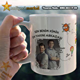 Prens Karakter Temalı Beyaz Kupa Bardak - HMK-00117-08