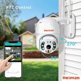 Heiman HM-40 WİFİ 2mp Onvif Dış Mekan Gece görüşlü Hareket Algılama AP Modlu Kamera