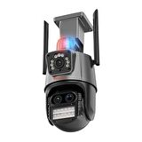 Heiman HM-42 6MP 8X Zoom Wifi Onvif 2 Kameralı Dış Mekan PTZ Kamera