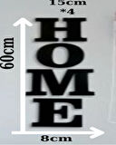 HOME Yazılı Lazer Kesim Ahşap Harf Dekoru