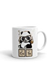 Kimyager Minik Panda Seramik ithal Porselen Seramik Kupa Bardak
