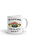 Friends Central Perk ithal Porselen Seramik Kupa Bardak