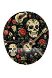 Kuru Kafa Gitar Bilek Destekli Kaymaz Buruşmaz Kırılmaz Mouse Pad