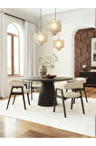 Hemera Ceviz Ahşap Yemek Masası 120x120