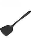 Geniş Uçlu Silikon Spatula Ultra Sert, Yüksek Isıya Dayanıklı ve Yapışmaz(Kırmızı)