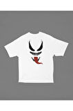 Oversize Venom Film Karakteri Baskılı Unisex Tişört