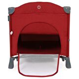 Yoyko Exclusive Comfort 8 in 1 Anne Yanı Park Yatak Oyun Parkı 70x110 - Bordo