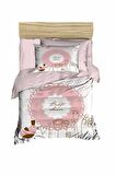 Yenidoğan Kız Bebek Nevresim Takımı %100 Pamuklu Baby Shower