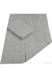 2 Li Banyo Ayak Havlusu &amp;#37;100 Pamuk 50X70 Cm Menesch Gri