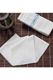 Teksin El Yüz Cep Mendili Beyaz 12 li Paket 36x36 Cm TM Beyaz