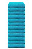 12li Paket Boya Tutmayan Mikrofiber El Yüz Spor Kuaför Havlusu 50X90 Cm