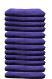 12li Paket Boya Tutmayan Mikrofiber El Yüz Spor Kuaför Havlusu 50X90 Cm