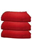 3 lü Paket Boya Tutmayan Mikrofiber El Yüz Spor Kuaför Havlusu 50X90 Cm