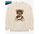 The Best Bear Oversize Sweatshirt Bej