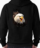 Kartal - Beşiktaş - BJK - Agle Özel Tasarım Taraftar Sweatshirt ( XL Beden ) Ön-Arka Baskı