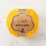  Natural Cotton Hardal Sarı El Örgü İpi - R002 - 33919