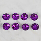  Crafts mor 8 li düğme - 200