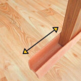  4 Adet Kapı Toz Rüzgar Önleyici Isı Yalıtımı Sağlayan Sızdırmaz Strafor