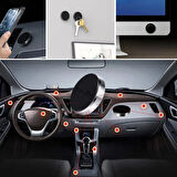 Tüm Modellerle Uyumlu Manyetik Araç İçi Telefon Tutucu Çok Amaçlı Güçlü Mıknatıs Tutucu