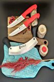 Sürmene SürLaz Red & Black Series, Kasap+Mutfak Bıçağı, Kıyma Zırh 