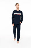 Erkek Kışlık Uzun Kol Pijama Takım 18947