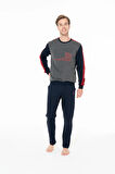 Erkek Kışlık Lisanslı Uzun Kol Pijama Takım 18939