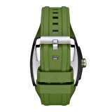Quantum HNG1161.655 Erkek Kronograf Kol Saati | Koyu Yeşil Silikon Kordon, Sportif Tasarım