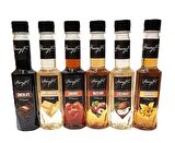 BEBEK HENRY SET 04 250 ML. ÇİKOLATA, BEYAZ ÇİKOLATA, KARAMEL, FINDIK, HİNDİSTAN CEVİZİ, VANİLYA