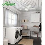 Hunter - Builders Deluxe Beyaz - 132 Cm. Aydınlatmalı Tavan Vantilatörü
