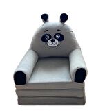 Çocuk-bebek Koltuğu Sandalye Portatif Yatak Puf-dik Duruş Minderi Panda Figürlü Bebek Çocuk Koltuğu
