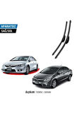 HONDA CİVİC FD6 2006-2012 2'li Ön Cam Sileceği Sağ Sol Silecek Takımı Muz Silecek