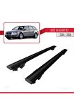 Audi A4 (B7) AVANT 2004-2008 Arası ile uyumlu HOOK Model Anahtar Kilitli Ara Atkı Tavan Barı SİYAH