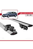 BMW 3 Serisi (F31) TOURING 2012-2019 Arası  HOOK Model Anahtar Kilitli Ara Atkı Tavan Barı GRİ