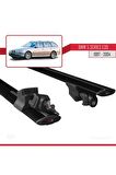 BMW 5 Serisi (E39) 1997-2004 Arası ile uyumlu HOOK Model Anahtar Kilitli Ara Atkı Tavan Barı SİYAH