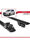Bmw X5 (F15) 2014-2018 Arası ile uyumlu HOOK Model Anahtar Kilitli Ara Atkı Tavan Barı SİYAH