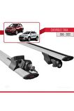 Chevrolet Trax 2013-2022 Arası ile uyumlu HOOK Model Anahtar Kilitli Ara Atkı Tavan Barı GRİ