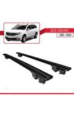 Dacia Logan MCV 2012-2020 Arası ile uyumlu HOOK Model Anahtar Kilitli Ara Atkı Tavan Barı SİYAH