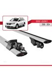 Dodge Journey 2008 ve Sonrası ile uyumlu HOOK Model Anahtar Kilitli Ara Atkı Tavan Barı GRİ