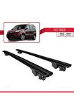 Fiat Doblo 2010-2022 Arası ile uyumlu HOOK Model Anahtar Kilitli Ara Atkı Tavan Barı SİYAH