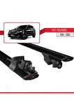 Fiat Freemont 2011-2015 Arası ile uyumlu HOOK Model Anahtar Kilitli Ara Atkı Tavan Barı SİYAH