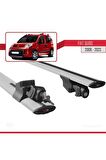 Fiat Fiorino 2008 ve Sonrası ile uyumlu HOOK Model Anahtar Kilitli Ara Atkı Tavan Barı GRİ