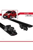 Fiat Fiorino 2008 ve Sonrası ile uyumlu HOOK Model Anahtar Kilitli Ara Atkı Tavan Barı SİYAH