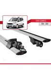 Ford Connect 2014-2021 Arası ile uyumlu HOOK Model Anahtar Kilitli Ara Atkı Tavan Barı GRİ