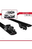 Ford Connect 2014-2021 Arası ile uyumlu HOOK Model Anahtar Kilitli Ara Atkı Tavan Barı SİYAH