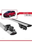 Ford S-Max 2015 ve Sonrası ile uyumlu HOOK Model Anahtar Kilitli Ara Atkı Tavan Barı GRİ