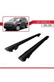 Jeep Cherokee 2013-2018 Arası ile uyumlu HOOK Model Anahtar Kilitli Ara Atkı Tavan Barı SİYAH