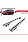 Kia Sorento 2010-2015 Arası ile uyumlu HOOK Model Anahtar Kilitli Ara Atkı Tavan Barı GRİ